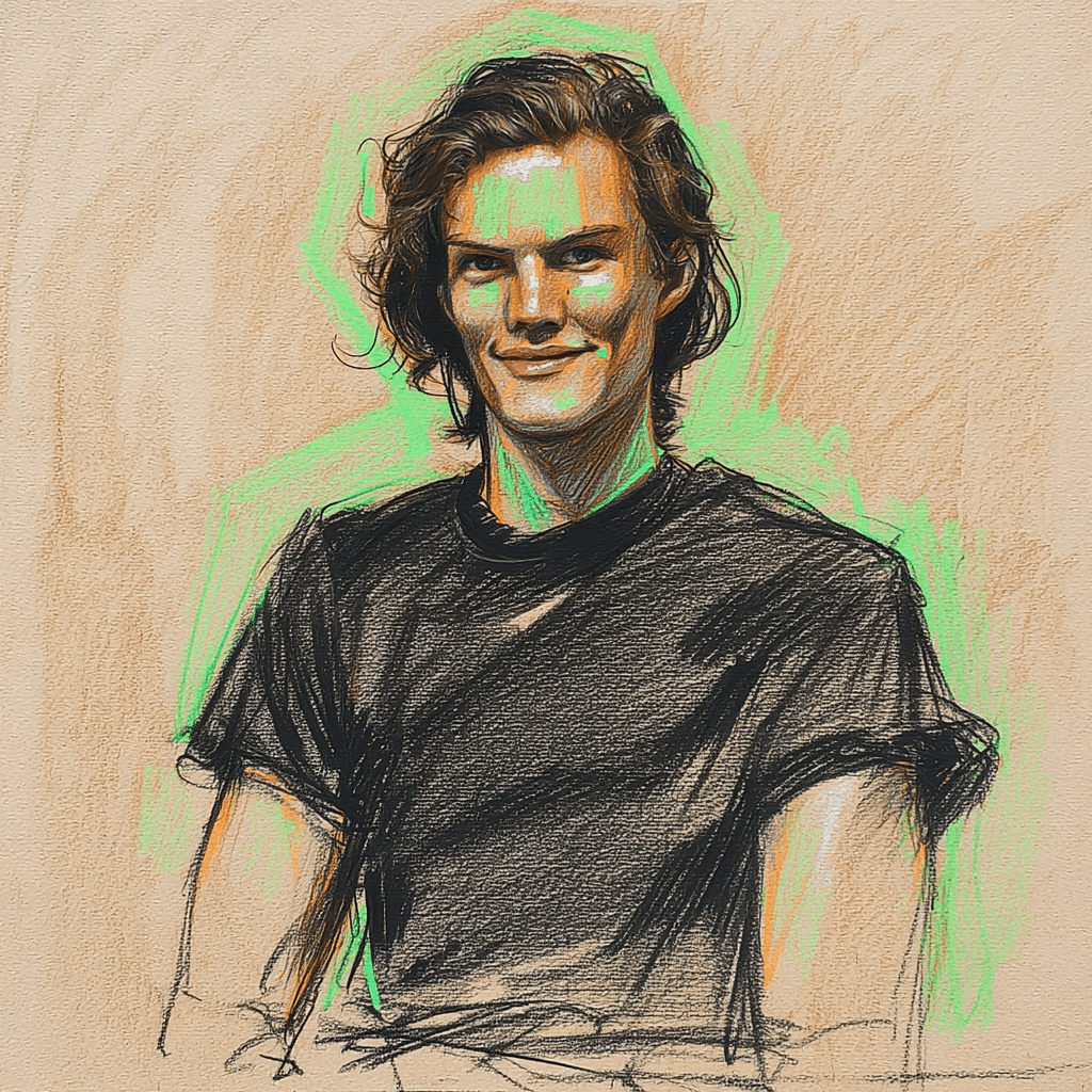 Illustrated portrait of Arthur